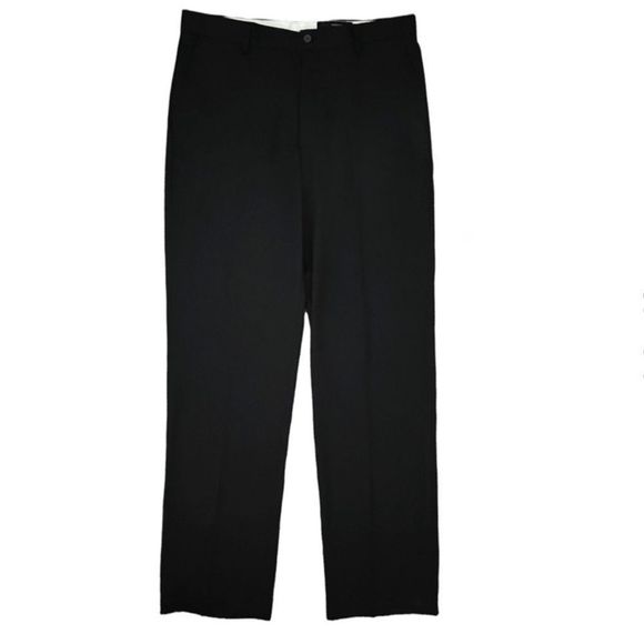 GREG NORMAN GOLF PANTS | DRESS PANT | BUSINESS PANT | CHINOS | BLACK | 34/34 - Picture 1 of 10